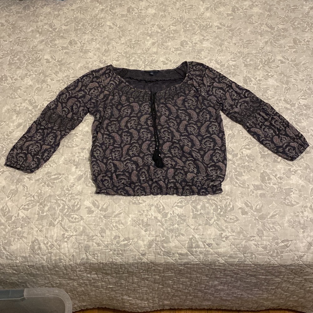 American Eagle Outfitters Paisley Blouse Women’s Size Medium